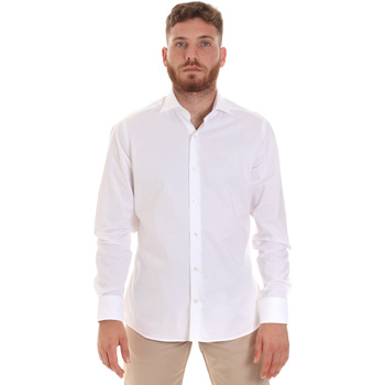 Kleidung Herren Langärmelige Hemden Les Copains 000.076 P3196 Weiß