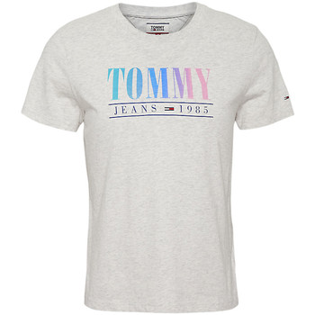 Kleidung Damen T-Shirts Tommy Jeans Summer multicolor Weiss