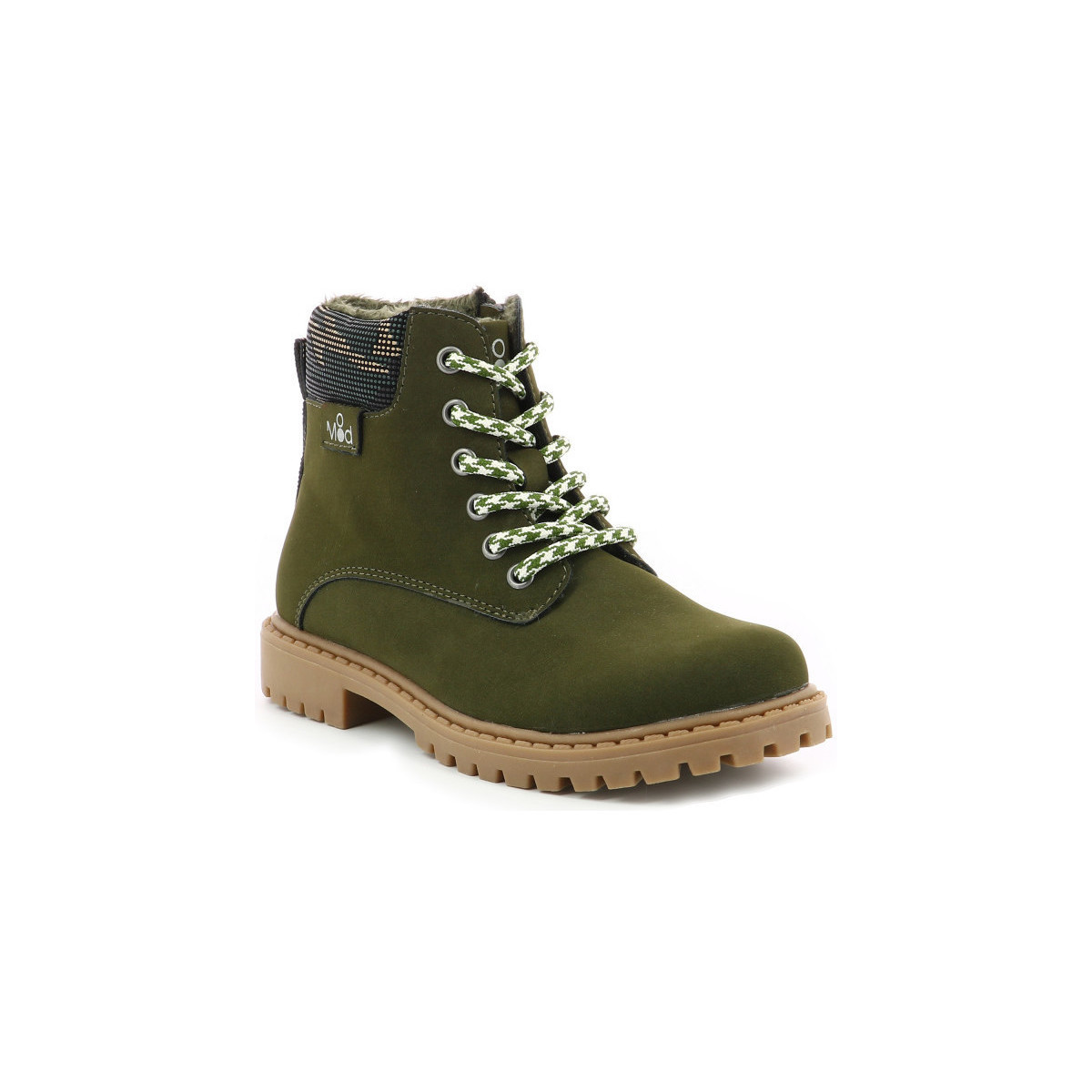 Schuhe Jungen Boots Mod'8 Tinou Grün