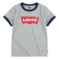 Kleidung Jungen T-Shirts Levi's BATWING RINGER TEE Grau