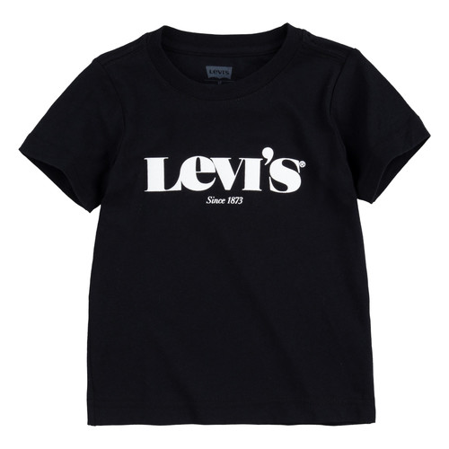 Kleidung Jungen T-Shirts Levi's GRAPHIC TEE Schwarz