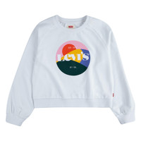 Kleidung Mädchen Sweatshirts Levi's 3ED410-001 Weiss