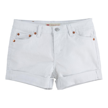 Kleidung Mädchen Shorts / Bermudas Levi's 4E4536-001 Weiss