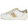 Schuhe Damen Sneaker Low Geox D JAYSEN A Weiss / Gold