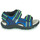 Schuhe Jungen Sportliche Sandalen Geox JR SANDAL STRADA Blau / Grün