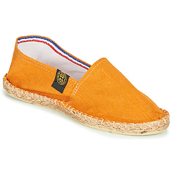 Schuhe Leinen-Pantoletten mit gefloch Art of Soule LINEN Orange