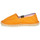 Schuhe Leinen-Pantoletten mit gefloch Art of Soule LINEN Orange