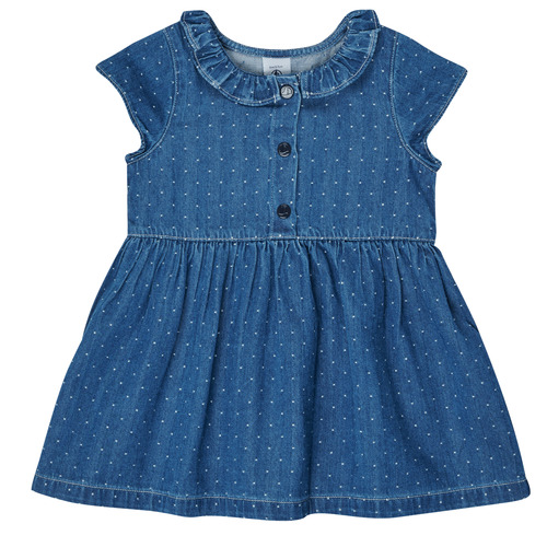 Kleidung Mädchen Kurze Kleider Petit Bateau MAURANE Blau