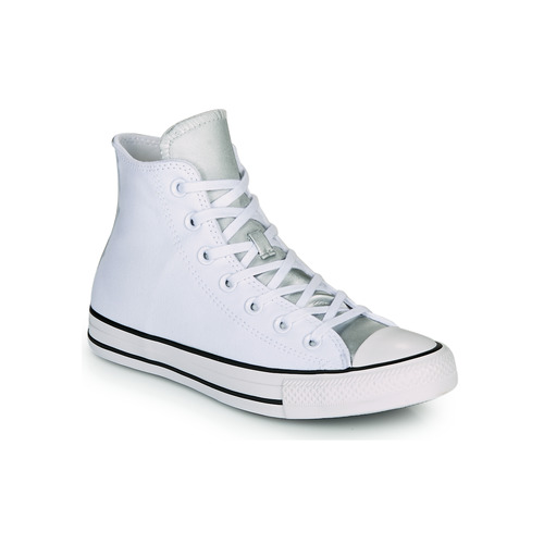 Schuhe Damen Sneaker High Converse CHUCK TAYLOR ALL STAR ANODIZED METALS HI Weiss