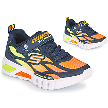 Schuhe Jungen Sneaker Low Skechers FLEX-GLOW Marine / Orange