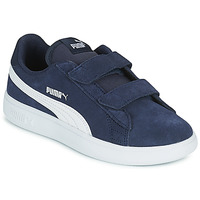 Schuhe Jungen Sneaker Low Puma SMASH PS Blau