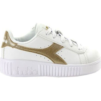 Schuhe Kinder Sneaker Diadora Game step ps 101.176596 01 C1070 White/Gold Gold
