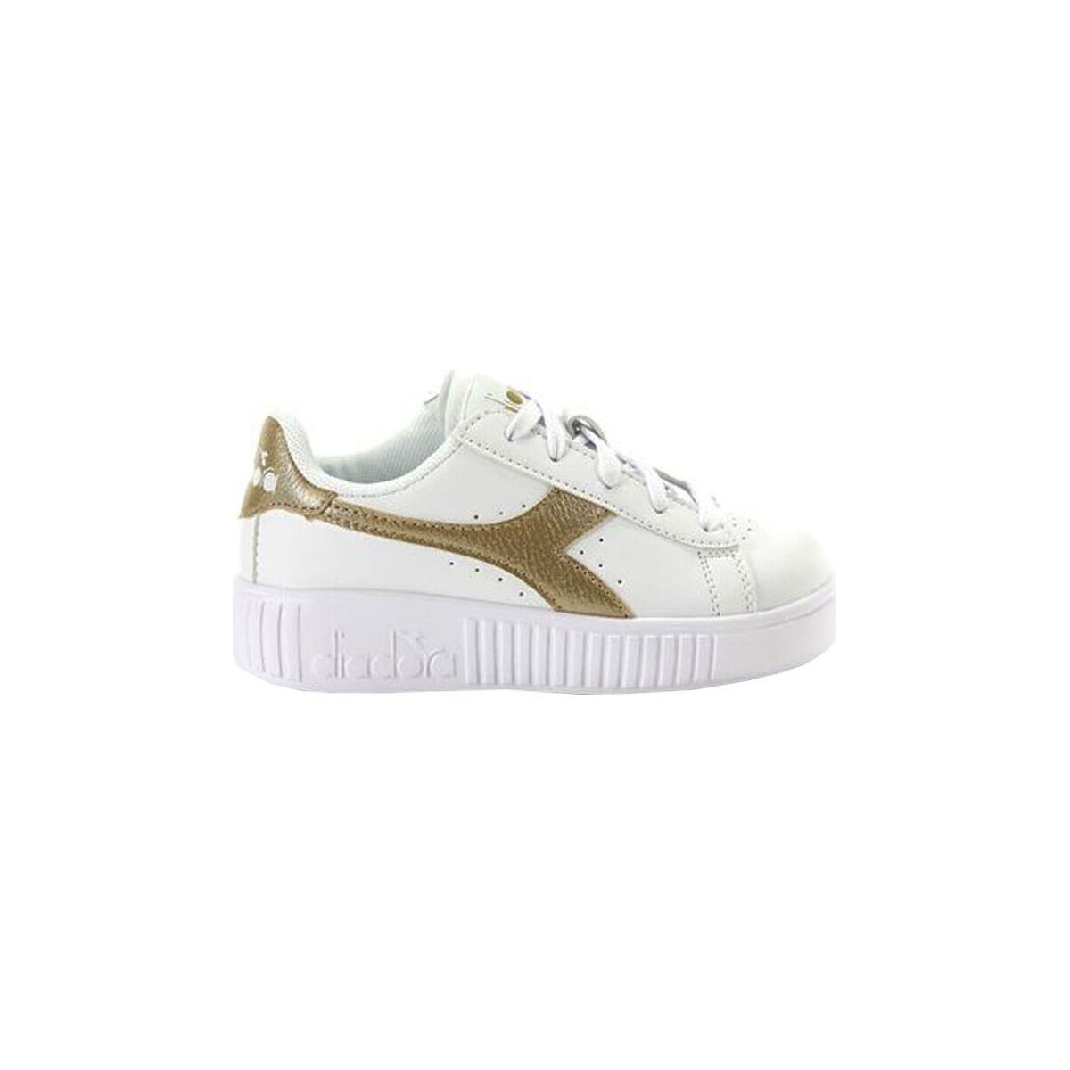 Schuhe Kinder Sneaker Diadora 101.176596 01 C1070 White/Gold Gold