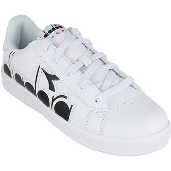 Schuhe Kinder Sneaker Diadora Game p bolder gs 101.176274 01 C0351 White/Black Schwarz