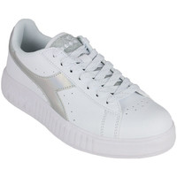 Schuhe Damen Sneaker Diadora Game step shiny 101.174366 01 C6103 White/Silver Silbern