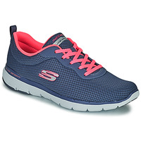 Schuhe Damen Sneaker Low Skechers FLEX APPEAL 3.0 FIRST INSIGHT Blau / Pink