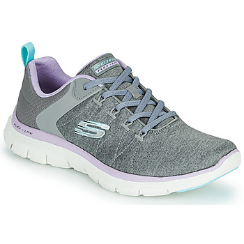 Schuhe Damen Sneaker Low Skechers FLEX APPEAL 4.0 Grau  / Pink