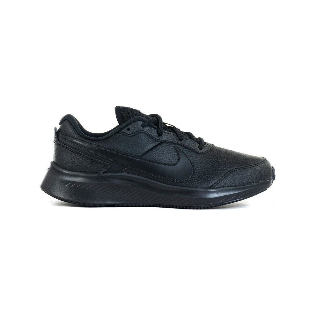 Schuhe Kinder Sneaker Low Nike Varsity Leather GS Schwarz