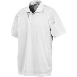 Kleidung Polohemden Spiro SR288 Weiß