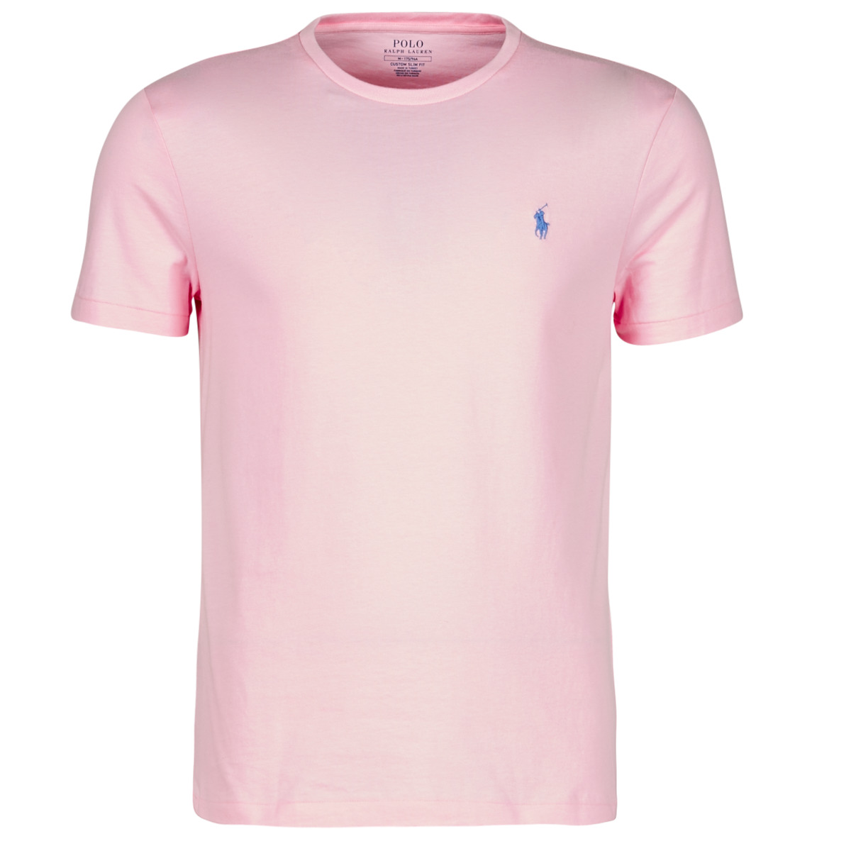 Kleidung Herren T-Shirts Polo Ralph Lauren T-SHIRT AJUSTE COL ROND EN COTON LOGO PONY PLAYER Rosa