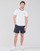 Kleidung Herren Shorts / Bermudas Polo Ralph Lauren SHORT PREPSTER AJUSTABLE ELASTIQUE AVEC CORDON INTERIEUR LOGO PO Marine
