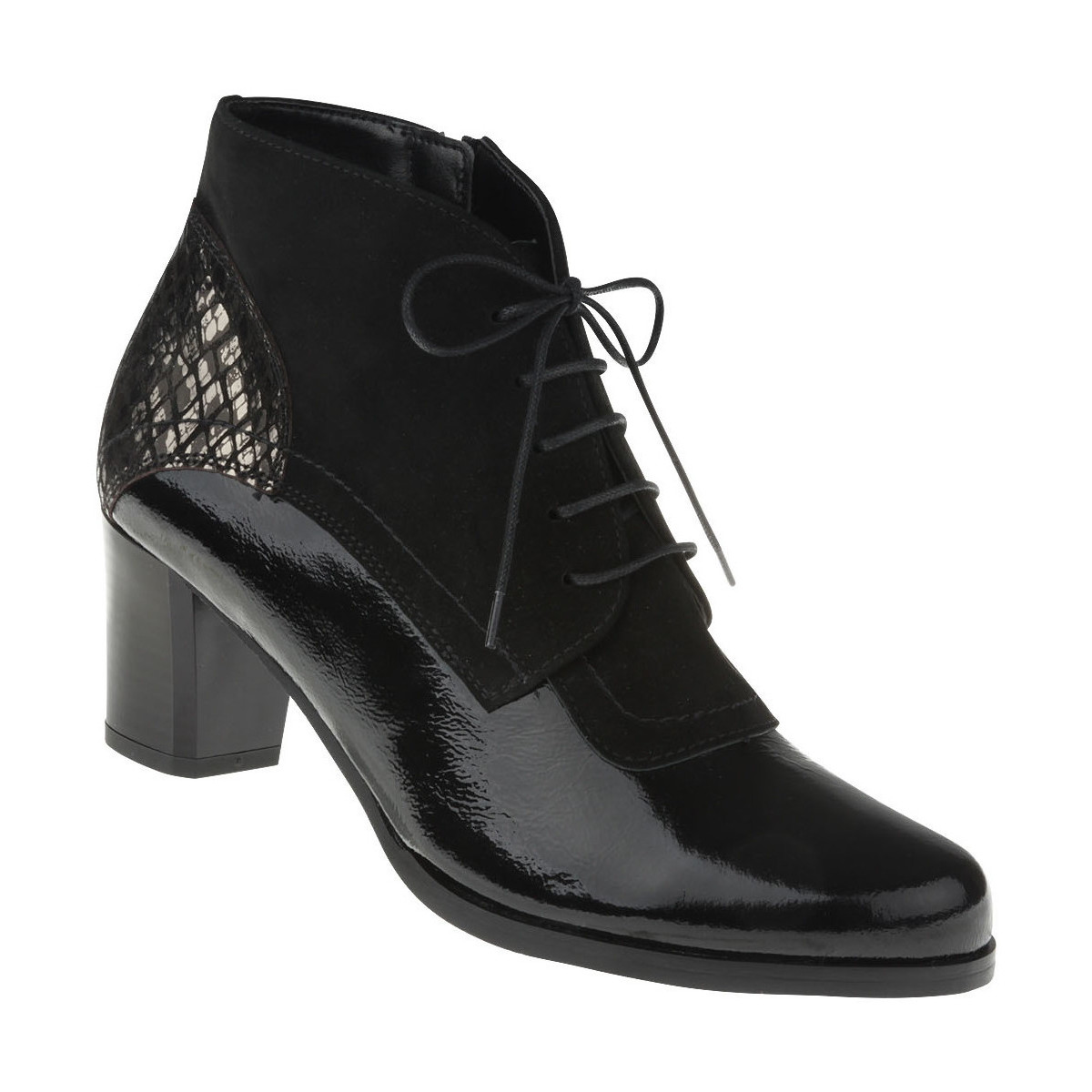 Schuhe Damen Stiefel Lei By Tessamino Stiefelette Luana Farbe: schwarz Schwarz