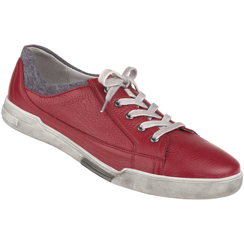 Schuhe Herren Sneaker Natural Feet Schnürer Dallas Farbe: rot rot