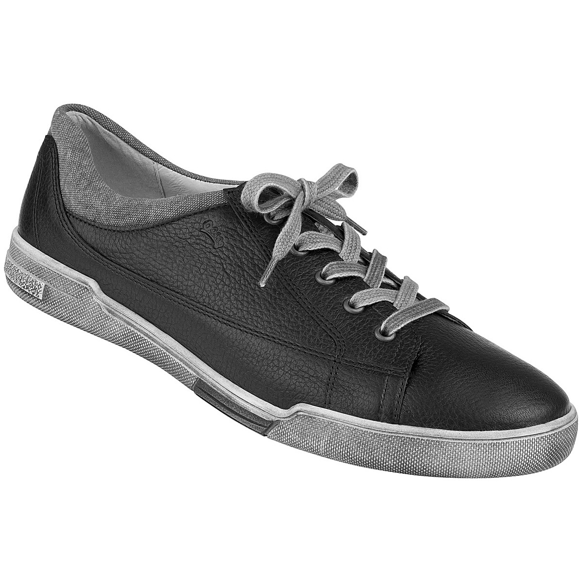 Schuhe Herren Sneaker Natural Feet Schnürer Dallas Farbe: schwarz Schwarz