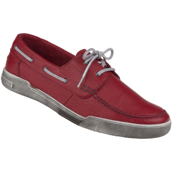 Schuhe Herren Sneaker Natural Feet Schnürer Torino Farbe: rot rot