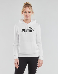 Kleidung Damen Sweatshirts Puma ESS LOGO HOODY TR Weiss