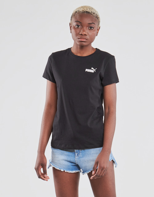 Puma ESS LOGO TEE Schwarz