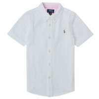 Kleidung Jungen Kurzärmelige Hemden Polo Ralph Lauren CAMISSA Weiss