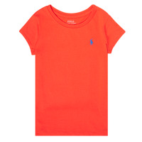 Kleidung Mädchen T-Shirts Polo Ralph Lauren SIDONIE Rot