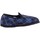 Schuhe Damen Hausschuhe Haflinger SLIPPER JAQUARD Blau