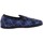Schuhe Damen Hausschuhe Haflinger SLIPPER JAQUARD Blau