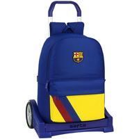 Taschen Kinder Schultaschen / Schulranzen mit Rollen Fc Barcelona 612025860 Blau