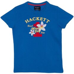 Kleidung Jungen T-Shirts Hackett HK500152-545 Blau