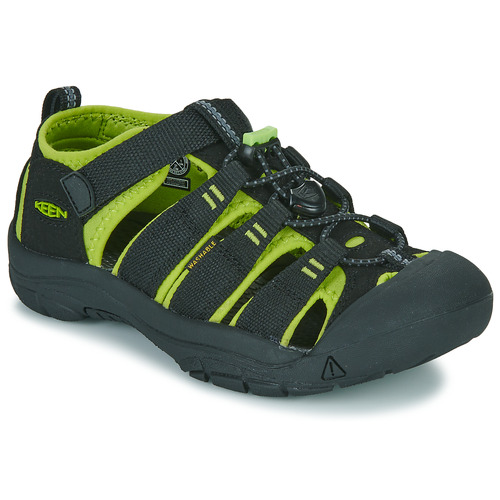 Schuhe Jungen Sportliche Sandalen Keen NEWPORT H2 Schwarz / Grün
