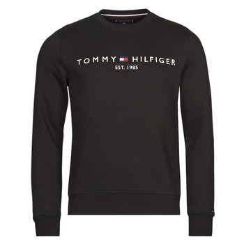 Kleidung Herren Sweatshirts Tommy Hilfiger TOMMY LOGO SWEATSHIRT Schwarz