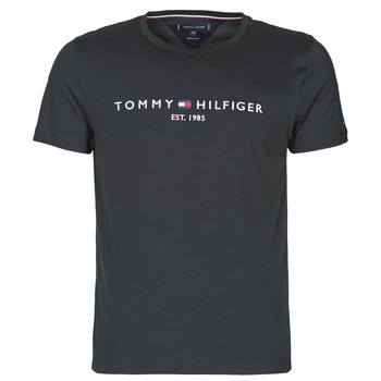 Kleidung Herren T-Shirts Tommy Hilfiger CORE TOMMY LOGO Schwarz