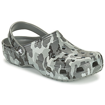Schuhe Herren Pantoletten / Clogs Crocs CLASSIC PRINTED CAMO CLOG Camouflage / Grau