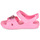 Schuhe Mädchen Sandalen / Sandaletten Crocs CLASSICCROSSSTRAPCHARMSANDAL T Rosa
