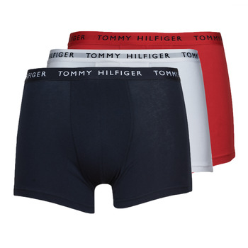 Unterwäsche Herren Boxer Tommy Hilfiger TRUNK X3 Weiss / Rot / Marine