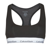Unterwäsche Damen Sport-BH Calvin Klein Jeans MODERN COTTON UNLINED BRALETTE Schwarz
