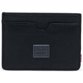 Taschen Portemonnaie Herschel Charlie Leather RFID Black Schwarz