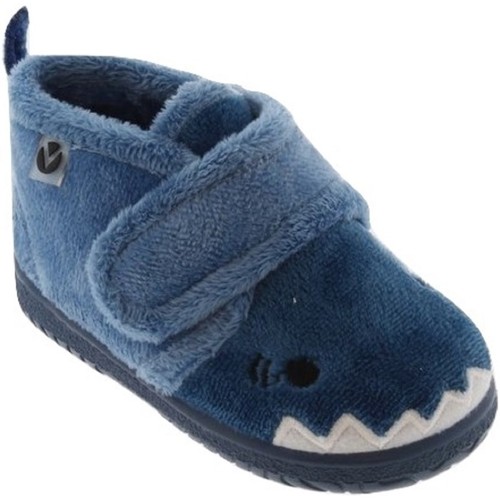 Schuhe Mädchen Hausschuhe Victoria 105119 Blau