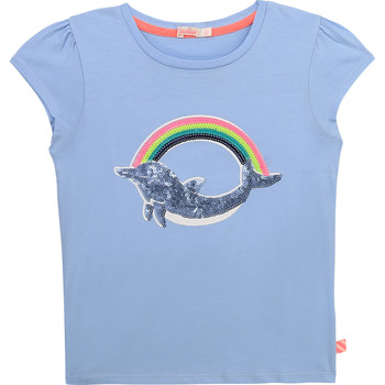 Kleidung Mädchen T-Shirts Billieblush U15875-798 Blau