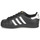 Schuhe Kinder Sneaker Low adidas Originals SUPERSTAR J Schwarz / Weiss