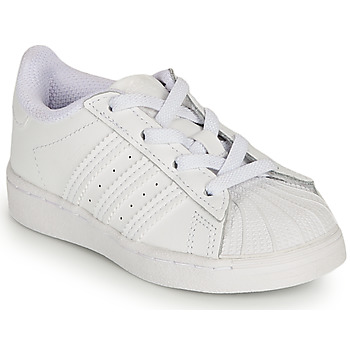 Schuhe Kinder Sneaker Low adidas Originals SUPERSTAR EL I Weiss