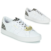 Schuhe Damen Sneaker Low adidas Originals adidas SLEEK W Weiss / Leopard